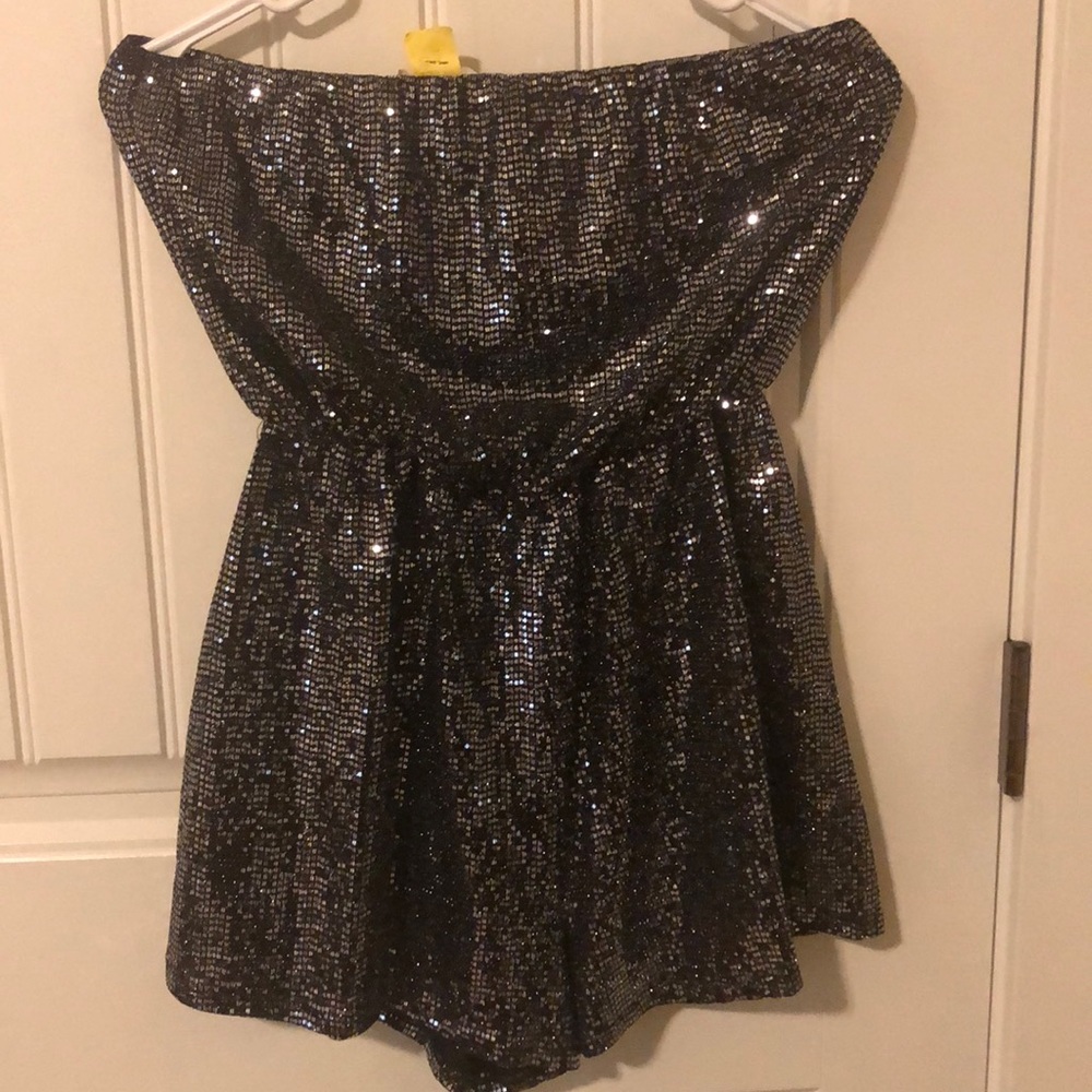 Sequined romper